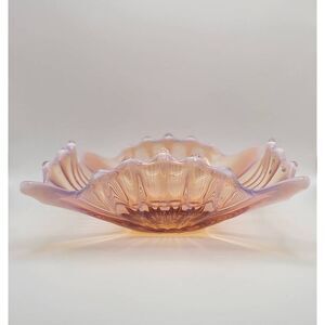 Vintage 1960's Pink Opalescent Fostoria Bowl